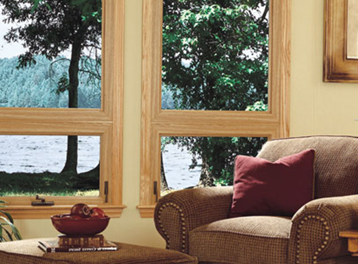 Gentek Awning Window in Light Oak Interior