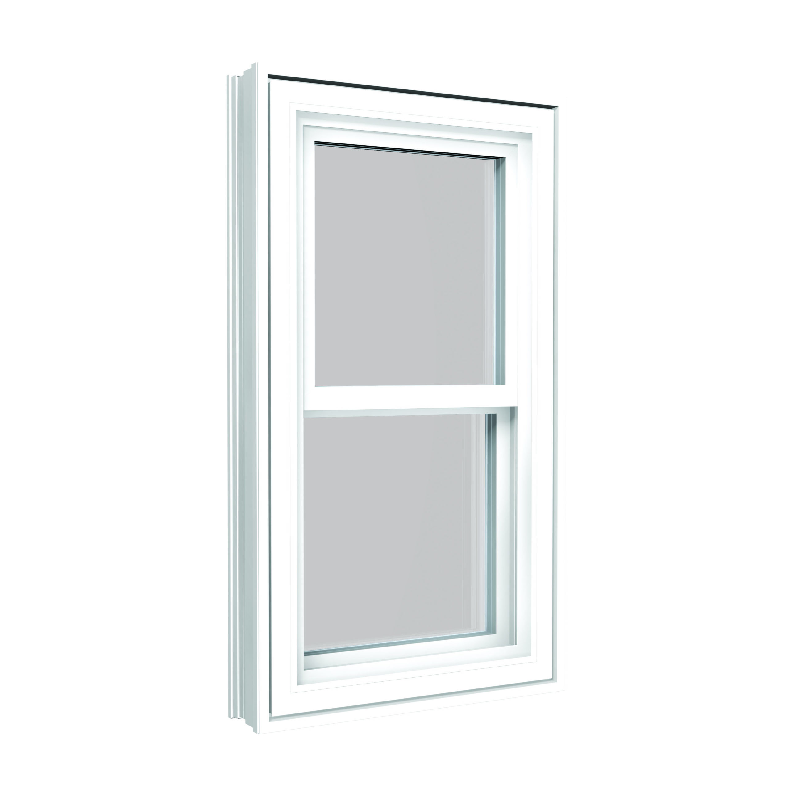 Gentek Double Hung Window in White